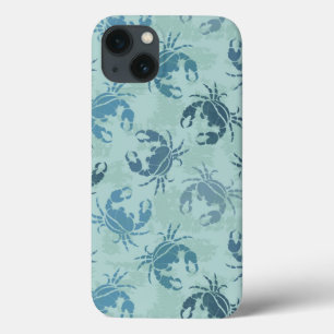 Tie Dye Pattern Of Crabs iPhone 13 Hülle