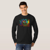 Tie Dye Peace Love Teach Appreciation First Day of T-Shirt (Vorne ganz)