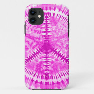 Tie Dye Pink Peace iPhone 5 Barely There Hülle
