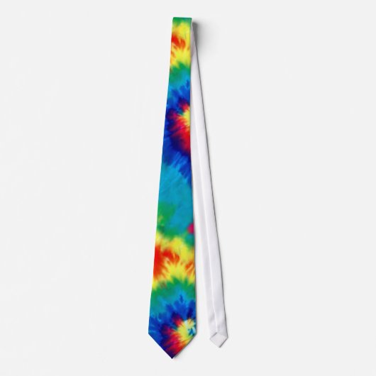 Tie Dye psychedelische Krawatte (Vorderseite)