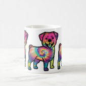 Tie-Dye-Rottweiler Kaffeetasse (Mittel)