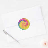 Tie Dye Runde Aufkleber (Umschlag)