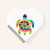 Tie Dye Schildkröte     Notizblock (Vorderseite)