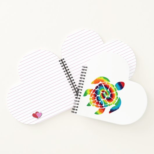 Tie Dye Schildkröte     Notizblock (Innenseite)
