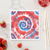 Tie-Dye Serviette (Beispiel)