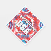 Tie-Dye Serviette (Ecke)