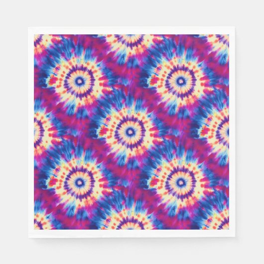 Tie-Dye-Servietten Serviette (Vorderseite)