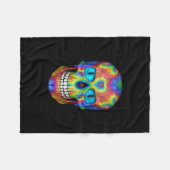 Tie Dye Sky Custom Fleece Decke (Vorderseite (Horizontal))