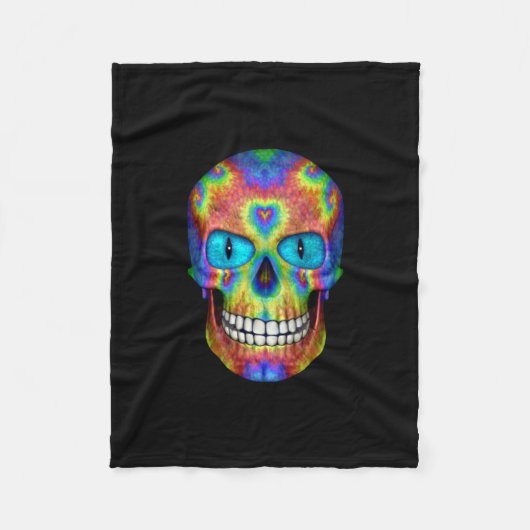 Tie Dye Sky Custom Fleece Decke (Vorderseite)