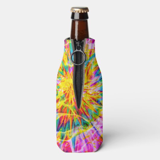TIE DYE SPLASH  FLASCHENKÜHLER (Flasche Rückseite)