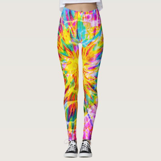 TIE DYE SPLASH  LEGGINGS (Vorderseite)