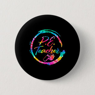 Tie Dye Sportlehrer Pe Squad Byck T Button