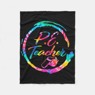 Tie Dye Sportlehrer Pe Squad Byck T Fleecedecke
