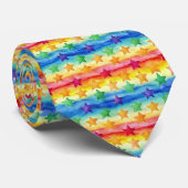 Tie Dye Star Krawatte (Gerollt)