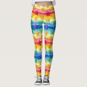 Tie Dye Star Leggings (Vorderseite)
