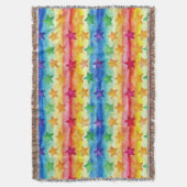 Tie Dye Stars Decke (Vorderseite Vertikal)