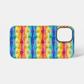 Tie Dye Stars iPhone Hülle (Rückseite (Horizontal))