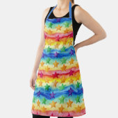 Tie Dye Stars  Schürze (InSitu)