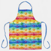 Tie Dye Stars  Schürze (Vorderseite)