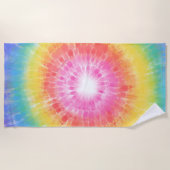 Tie Dye Strandtuch (Vorderseite)