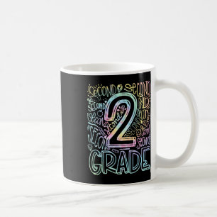 Tie Dye Typografie-Team der 2. Klasse Zweite Klass Kaffeetasse