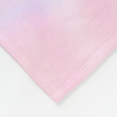  Tie Dye Unicorn Coquette Bow  Fleecedecke (Ecke)