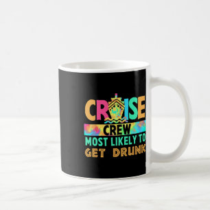 Tie-Dye-Urlaub-Kreuzfahrt-Crew, die höchstwahrsche Kaffeetasse