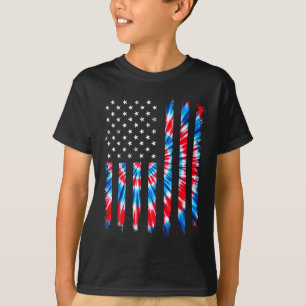 Tie-Dye-USA-Flagge Amerikanische patriotische Flag T-Shirt