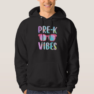 Tie Dye Vorschul-Vibes Vorschul-Squad 1. Tag der S Hoodie
