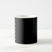 Tie-Dye-Vorschullehrer-Dankbarkeits-Wecker Kaffeetasse (Mittel)