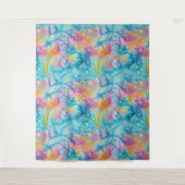 Tie-Dye Wandteppich (Vorderseite)