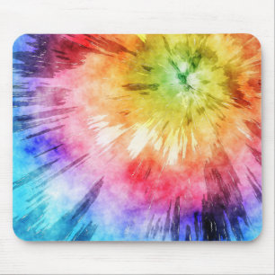 Tie-Dye-Wasserfarbe Mousepad