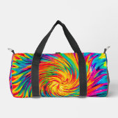 TIE DYE WIND ABSTRAKT DUFFLE BAG (Vorderseite)