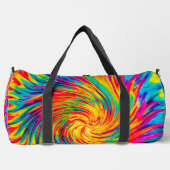 TIE DYE WIND ABSTRAKT DUFFLE BAG (Vorderseite)