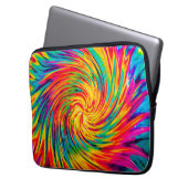 TIE DYE WIND ABSTRAKT LAPTOPSCHUTZHÜLLE (Vorderseite Links)