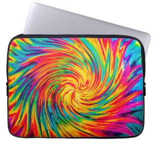TIE DYE WIND ABSTRAKT LAPTOPSCHUTZHÜLLE
