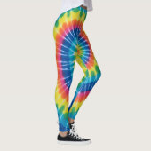 Tie-dyed, vibrant colored, leggings (Rechts)
