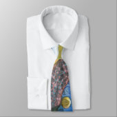 Tie inspired by Hundertwasser Krawatte (Gebunden)