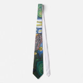 Tie inspired by Hundertwasser Krawatte (Vorderseite)