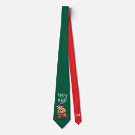 Tie : Merry & Bright (green) Krawatte