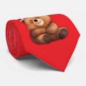 Tie : Merry & Bright (red) Krawatte (Gerollt)