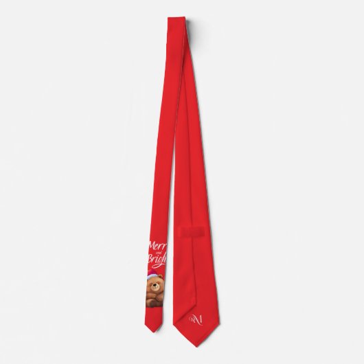 Tie : Merry & Bright (red) Krawatte (Rückseite)