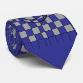 Tie - Optical Illusion Ball Checkerboard Krawatte (Gerollt)