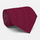 Tie Peacock - Maroon Krawatte (Gerollt)