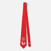 Tie : Rejoice & Believe (red) Krawatte (Vorderseite)