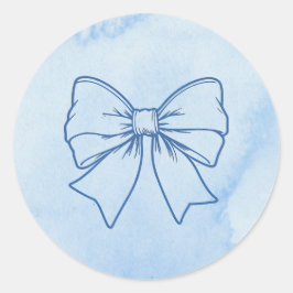 Tie Runder Aufkleber