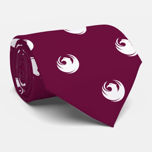 Tie with Flag of Phoenix, Arizona, USA Krawatte (Gerollt)