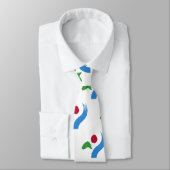 Tie with Flag of Seoul, South Korea Krawatte (Gebunden)