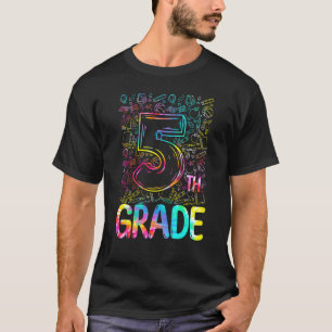 Tied Dye Fünfte 5. Klasse Lehrer Schüler Zurück zu T-Shirt