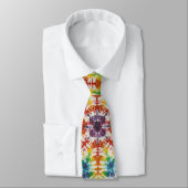 Tied Dye Psychedelischer Funk-Schlips Krawatte (Gebunden)